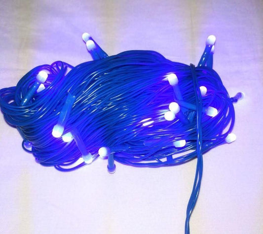 11 Meter 40 Still LED Blue Power Pixel LED String Light | 36 Feet for Home Decor (Pack of 2)
